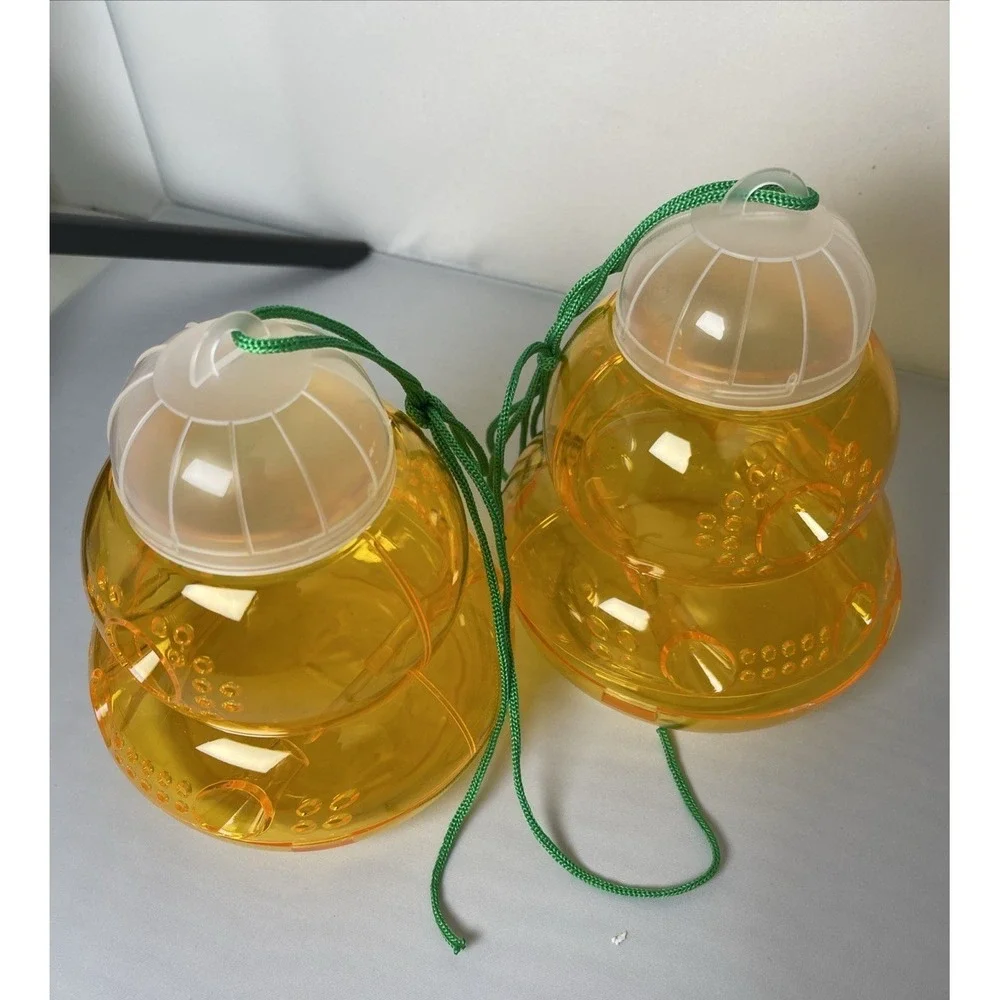 Wasps‎ Bees Traps Outdoor Hanging Catcher Deterrent Killer Insect Catcher 2 Pack